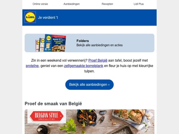 Proef de smaak van België