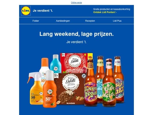 Deals voor je Hemelvaartweekend