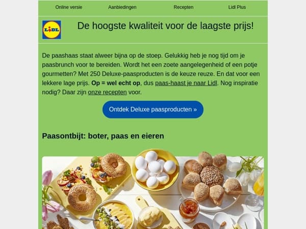 Alles voor (de)luxe Paasdagen