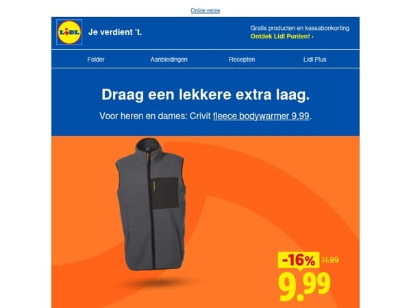 Tijd voor weekenddeals, extra deals en meer voordeel. Je verdient ‘t.