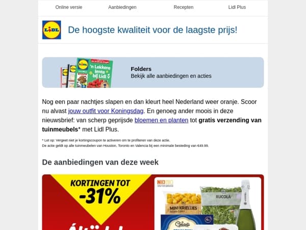 Ontdek de beste weekdeals