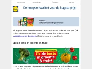 Topaanbiedingen voor een Lidl prijs