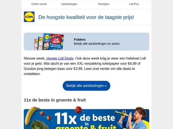 Pluk de vruchten van onze Lidl Deals