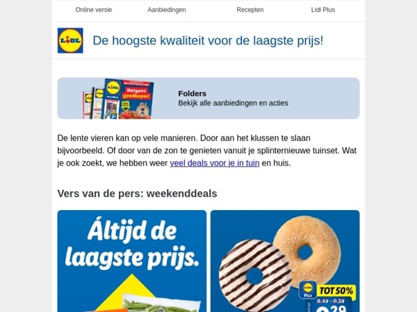 Nieuwe tuinset nodig?