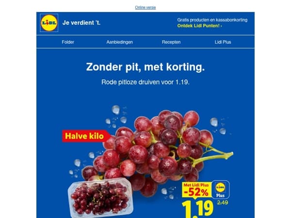 Deze week superdeals tot wel 50% korting