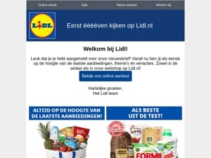 Welkom bij Lidl!