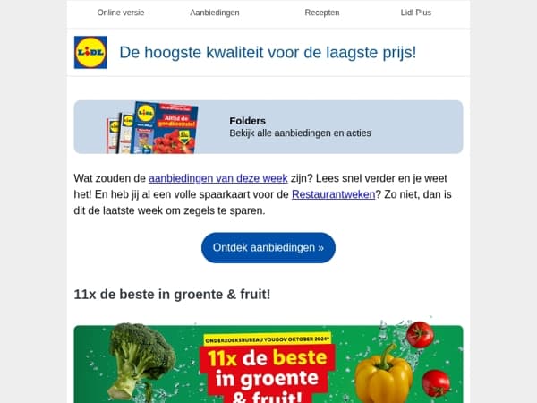 Restaurantweken: laatste week om te sparen