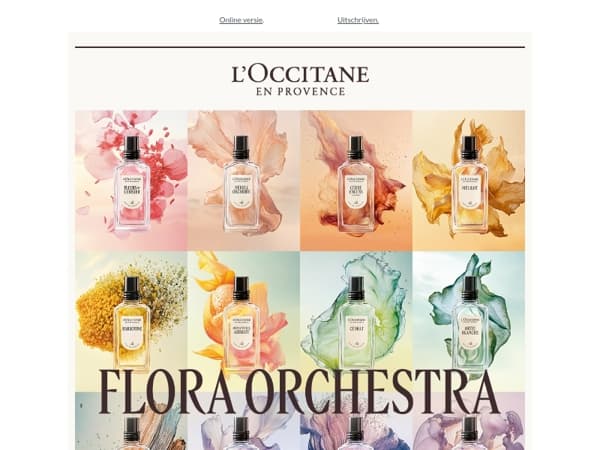 Flora Orchestra, onze vernieuwe parfumcollectie