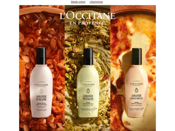Ontdek de nieuwe Amande Sublime mists