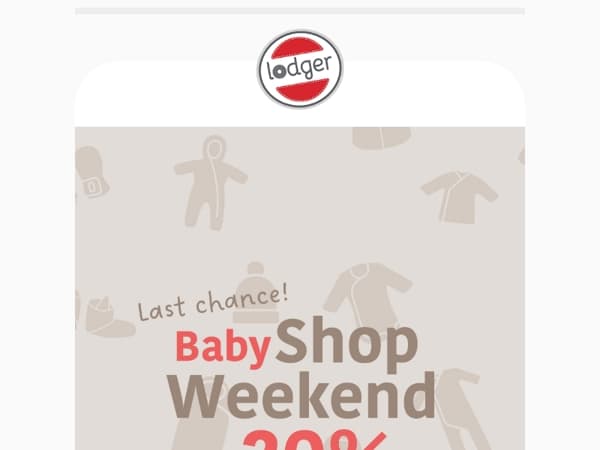 Last chance: -20% eindigt vanavond!