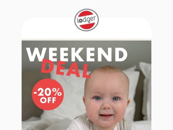 Weekenddeal -20% Korting