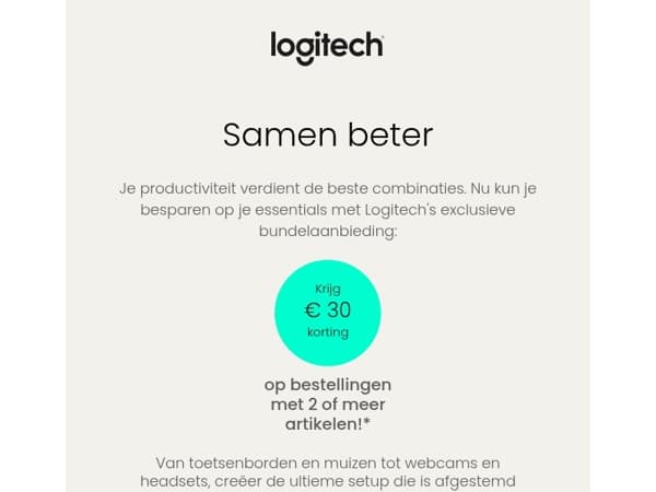 Laatste kans: Bespaar vandaag nog € 30!