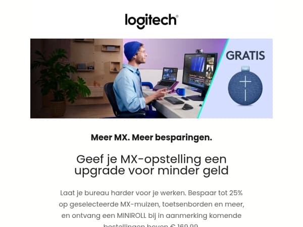 Tot 25% korting op MX + GRATIS MINIROLL