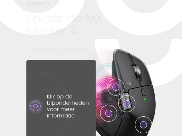 MX Master 4: Til je productiviteit naar een hoger niveau