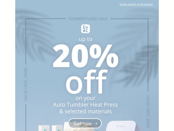 The countdown has begun! Hurry!