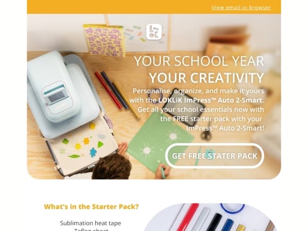 Your school year, your creativity! 🎒