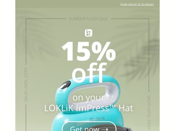 HATS UP! 15% discount on your ImPress™ Hat 🧢