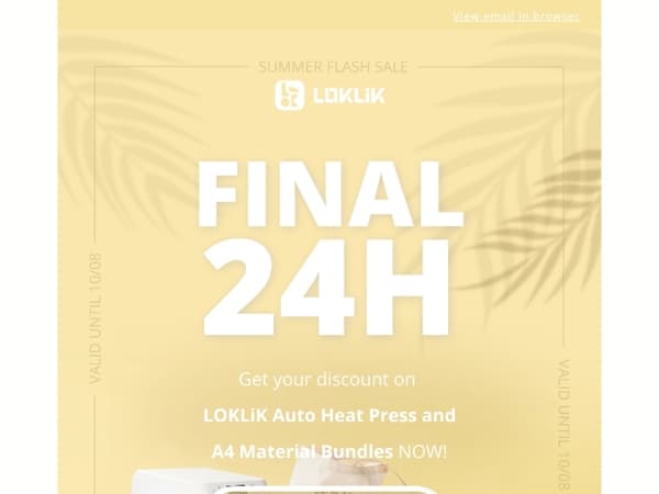 THIS IS REALLY YOUR LAST CHANCE!!