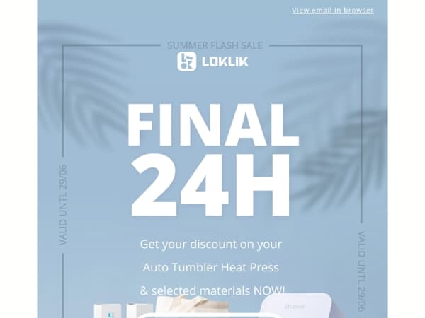 20% discount ENDING NOW! 🩵