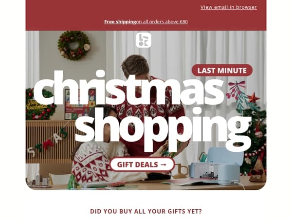 FINAL day for Christmas Shopping discounts!