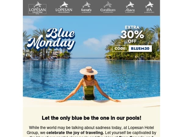 💙 Blue Monday? Experience the blue you love