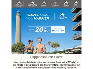 Get Ready to Feel Happier with 20% Off ✨