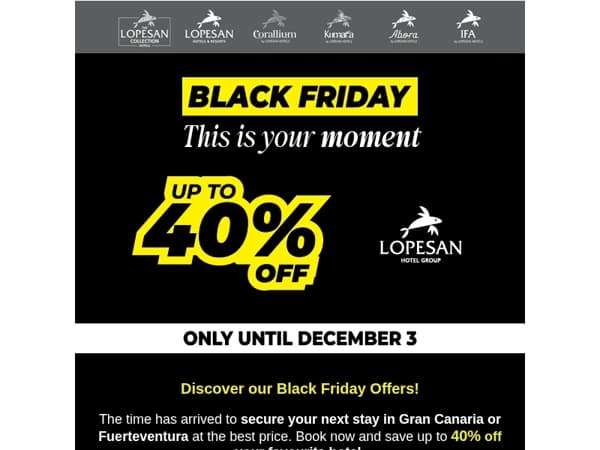 📣 Black Friday is here!