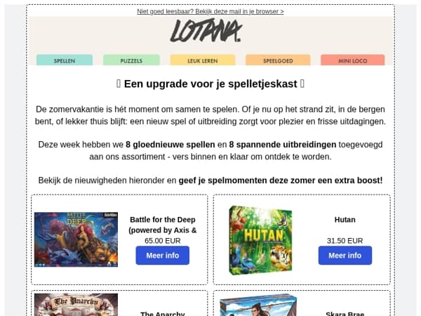 Een upgrade voor je spelletjeskast!