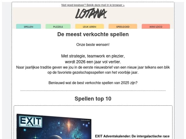 Gezelschapsspellen Top 10