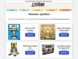 Gezelschapsspellen - nieuwe releases februari