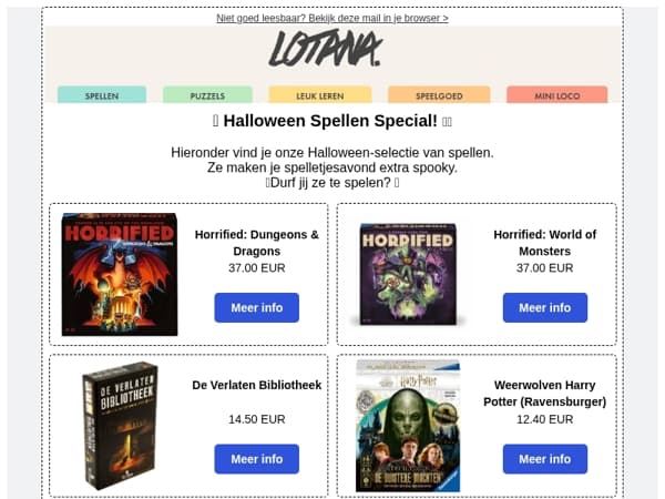 👻Griezelig veel spelplezier – Halloween Spellen Special! 🐈‍⬛