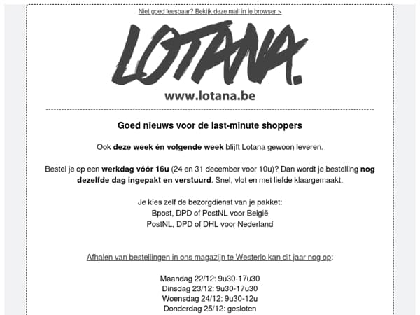 Nog laatste cadeaus nodig? Wij zijn er voor je!