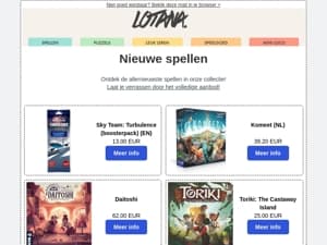 Gezelschapsspellen - nieuwe releases maart