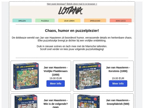 Jan van Haasteren puzzelplezier