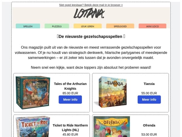 Grijp je kans op nieuw spelplezier!
