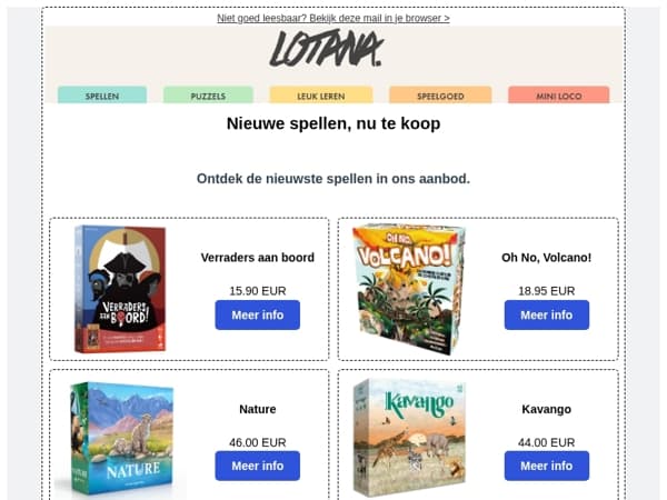 Nieuw! Spel & plezier