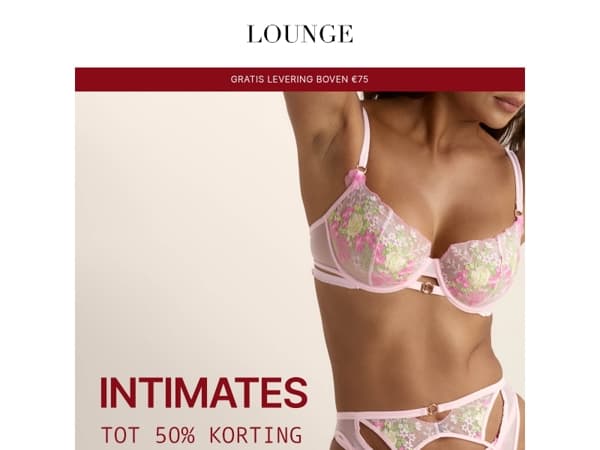 Jouw Intimates, nu 50% korting