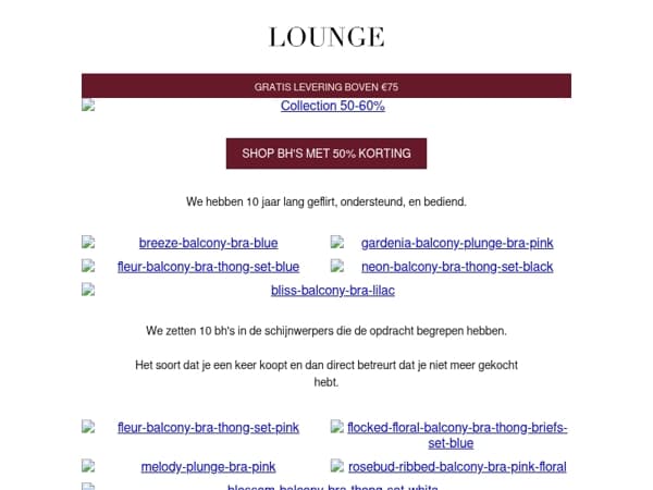 50% korting de 10 bh's die je nodig hebt