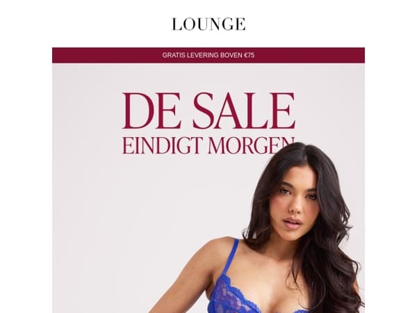 Wees er snel bij: De sale eindigt morgen