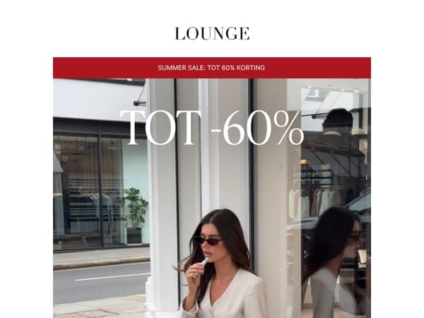 Tot 60% korting op virale looks van Lounge