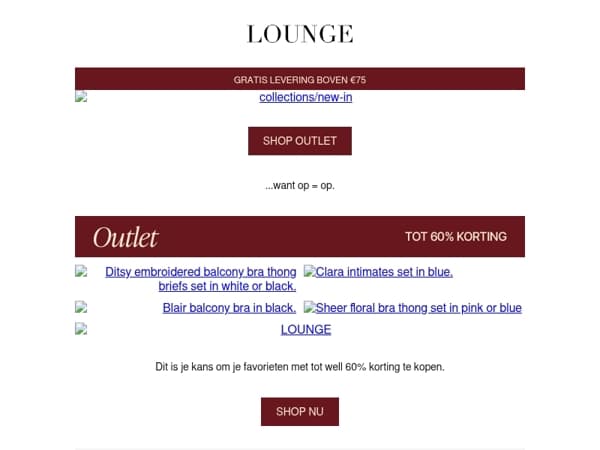 Tot wel 60% korting op je Lounge-favorieten