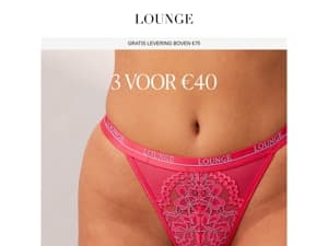 3 voor €40: Strings en G-strings
