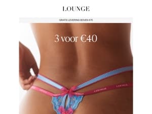 Mix & match: 3 voor €40