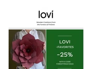 Lovi Favorites 25% Off!