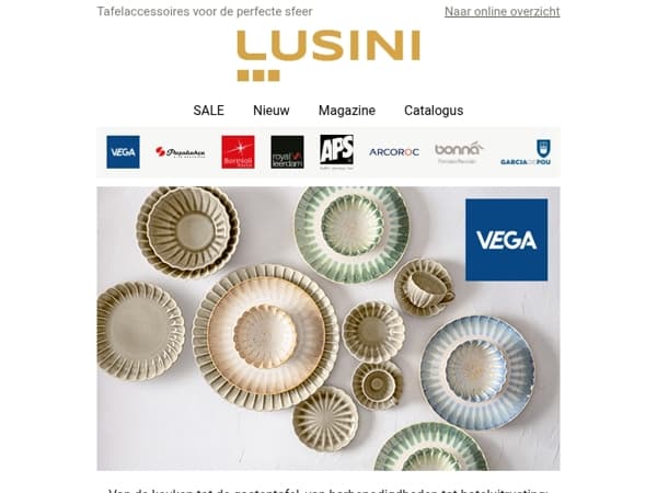 Tafelbeleving die gasten enthousiast maakt – NIEUW van VEGA