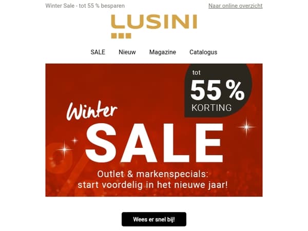 Laatste kans: profiteer van kortingen tot 55%⏰