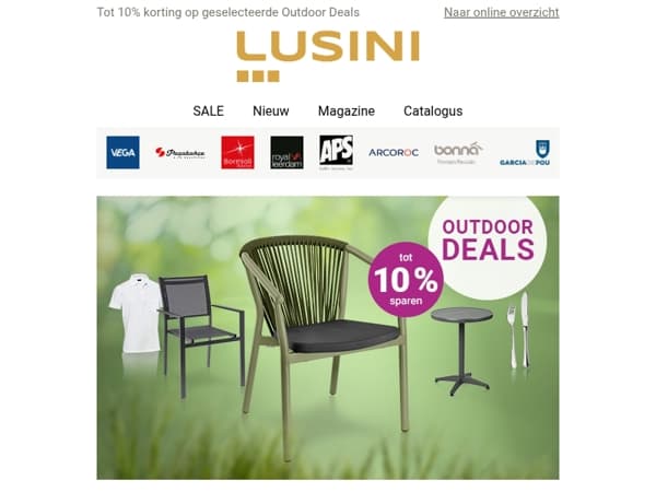 Outdoor Deals & nieuwe producten – tot 10% korting! 