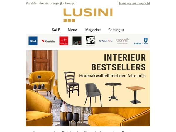 Stijlvolle favorieten in topkwaliteit 🛋️