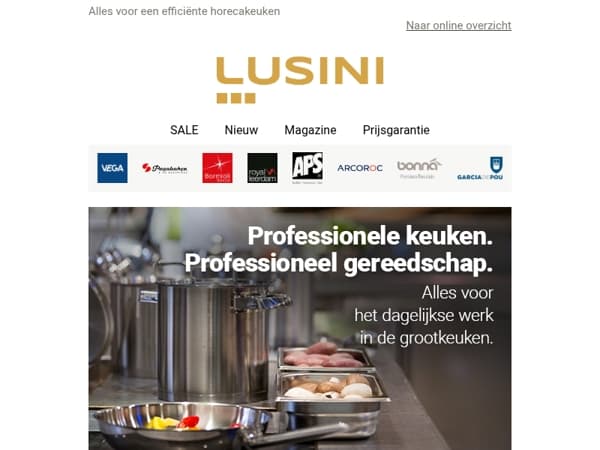 Ontdek professioneel keukengereedschap voor de horeca