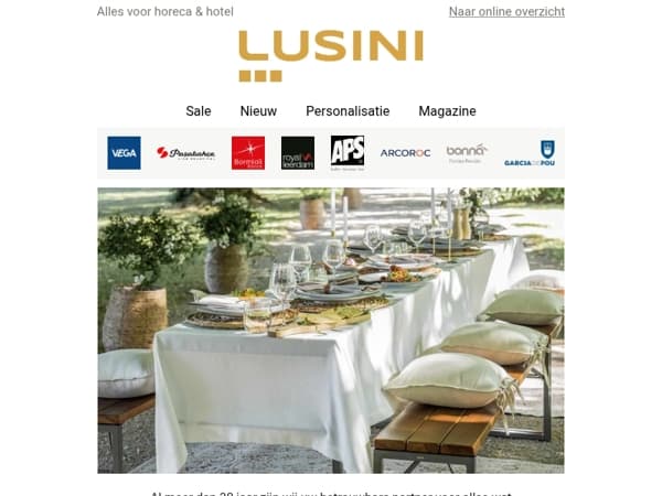 Gastvrijheid begint bij LUSINI